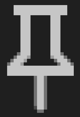 Pin Symbol Chrome